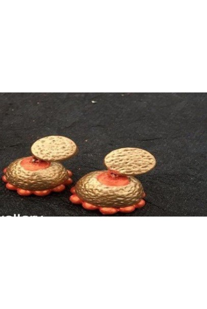 Handpainted Terracotta Jewellery – Ear rings Handpainted Terracotta Jewellery – Ear rings